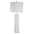 Bowery Hill Contemporary Buffet Lamp in Gloss White