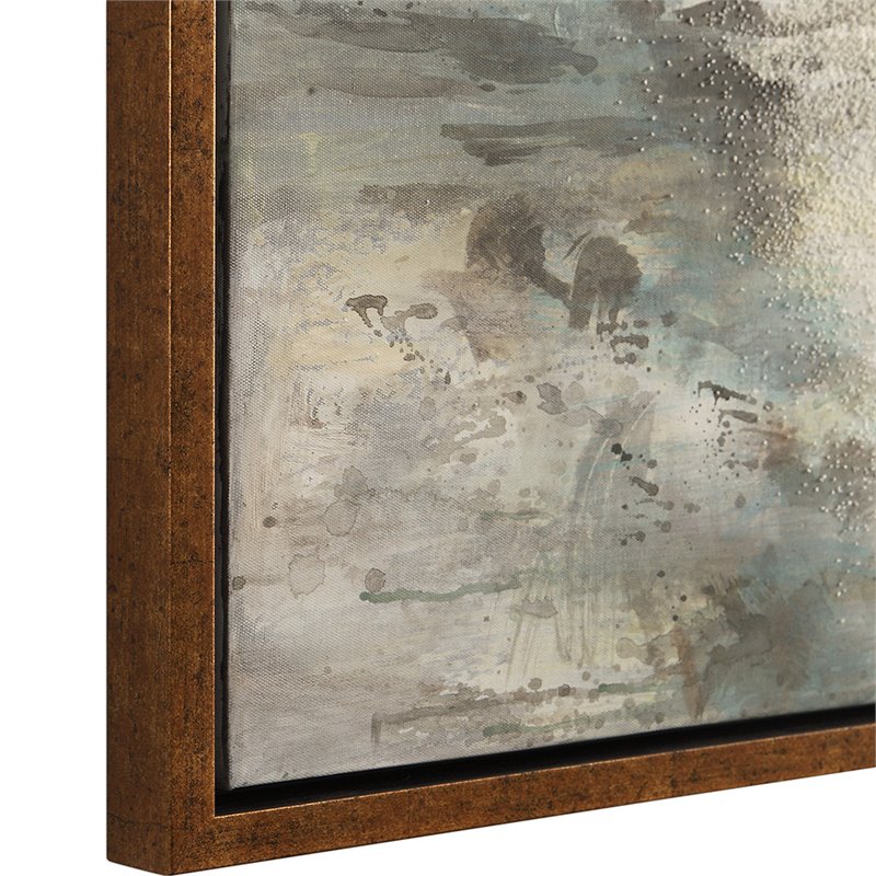 Bowery Hill Modern Behind The Falls Canvas Painting in Multicolor