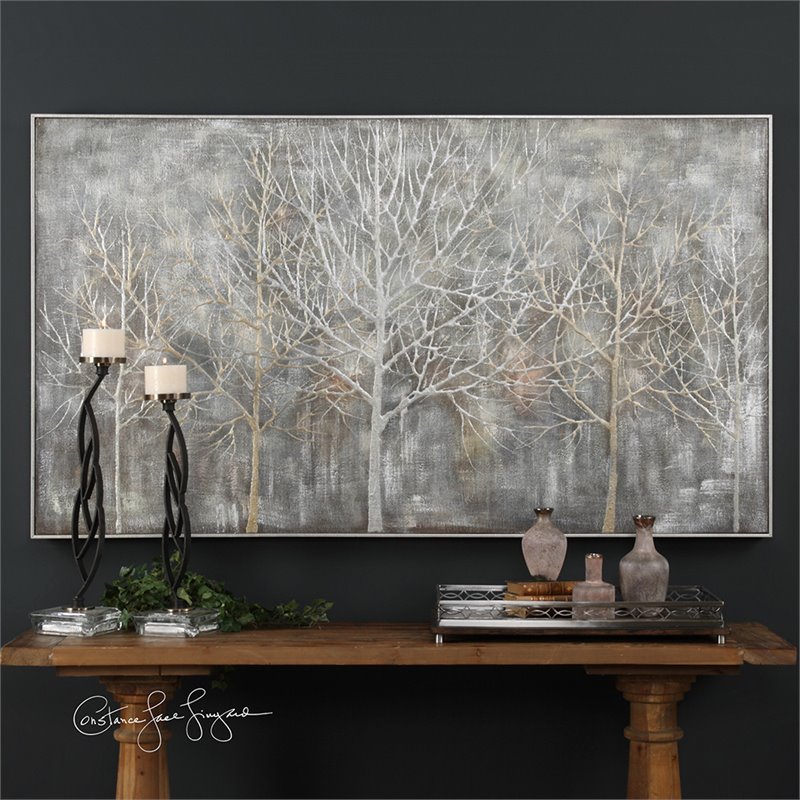 Bowery Hill Parkview Landscape Canvas Painting in Multicolor