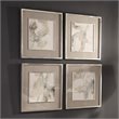 Bowery Hill Modern 4 Piece Divination Print Set in Multicolor