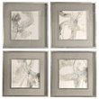 Bowery Hill Modern 4 Piece Divination Print Set in Multicolor