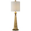 Bowery Hill Contemporary Table Lamp in Gold and White
