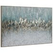 Bowery Hill Contemporary Divide Abstract Hand Painted Art