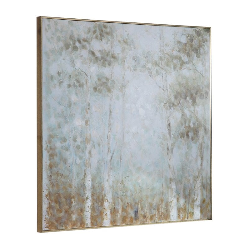 Bowery Hill Contemporary Woods Hand Painted Canvas