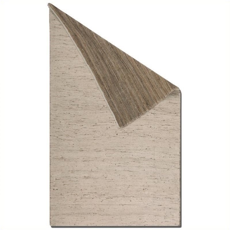 Bowery Hill Contemporary 8' x 10' Reversible Chenille Rug