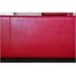 Bowery Hill Contemporary Upholstered Daybed with Trundle in Red