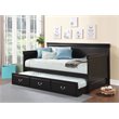 Bowery Hill Transitional Wood Daybed in Rich Black
