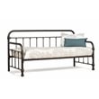 Bowery Hill Contemporary Metal Twin Daybed in Dark Bronze
