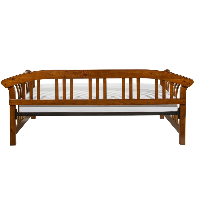 Bowery Hill MissionStyle Furniture Daybed with Suspension Deck Walnut