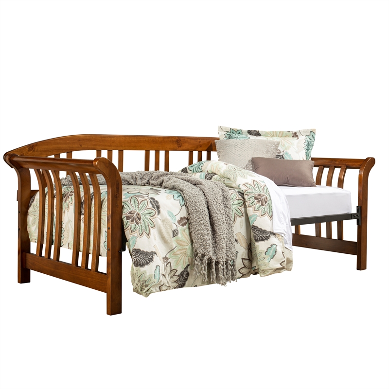 Bowery Hill MissionStyle Furniture Daybed with Suspension Deck Walnut