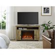 Bowery Hill Rustic 50'' Fireplace TV Stand in Heritage Light Pine