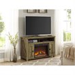 Bowery Hill Rustic 50'' Fireplace TV Stand in Heritage Light Pine
