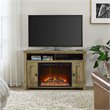 Bowery Hill Rustic 50'' Fireplace TV Stand in Heritage Light Pine
