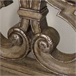 Bowery Hill Traditional Wood Console Table in Weathered Oak Finish