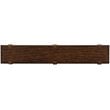 Bowery Hill Contemporary Solid Wood Skinny Console Table in Dark Wood