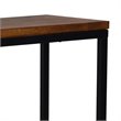 Bowery Hill Transitional Wood and Metal Console in Chestnut