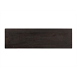 Bowery Hill Contemporary Rustic 3 Drawer Sofa - Console Table Antique Black