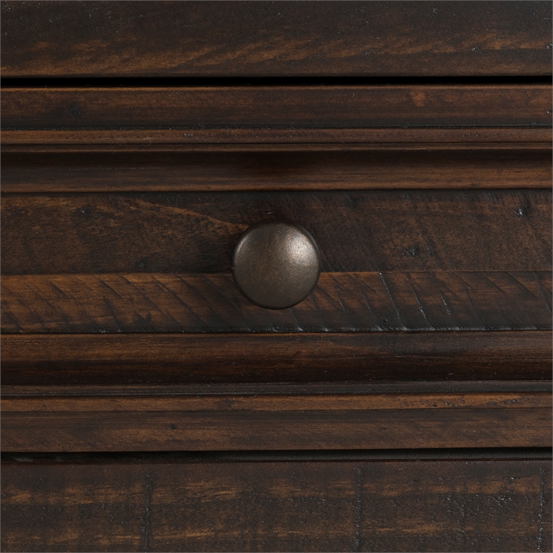 Bowery Hill Farmhouse Solid Wood 4 Drawer Sofa Console Table