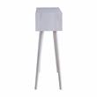 Bowery Hill Contemporary Wood Console Table in Weathered White