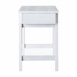 Bowery Hill Modern Wood Lift-Top Console Table in White Oak