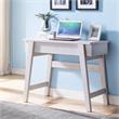 Bowery Hill Modern Wood Lift-Top Console Table in White Oak