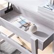 Bowery Hill Modern Wood Lift-Top Console Table in White Oak