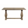 Bowery Hill Contemporary Solid Wood Flip Top Sofa Table Reclaimed Natural Brown