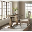Bowery Hill Contemporary Solid Wood Flip Top Sofa Table Reclaimed Natural Brown