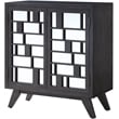 Bowery Hill Transitional Wood Console Table in Dark Gray