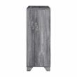 Bowery Hill Modern Wood 12-Bottle Buffet in Dark Gray