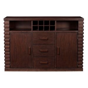 bowery hill contemporary wood dining sideboard in dark espresso