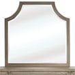 Bowery Hill Contemporary Arch Mirror in Gray Wash