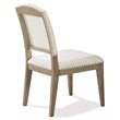 Bowery Hill Assembled Contemporary Upholstered Dining Side Chair in Natural