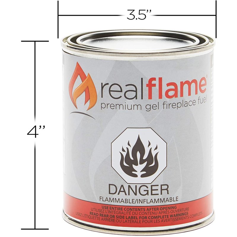 Bowery Hill Traditional 13 oz Gel Fuel 12 Pack for Fireplace