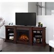 Bowery Hill Modern Wood TV Stand Electric Fireplace for TVs up to 71