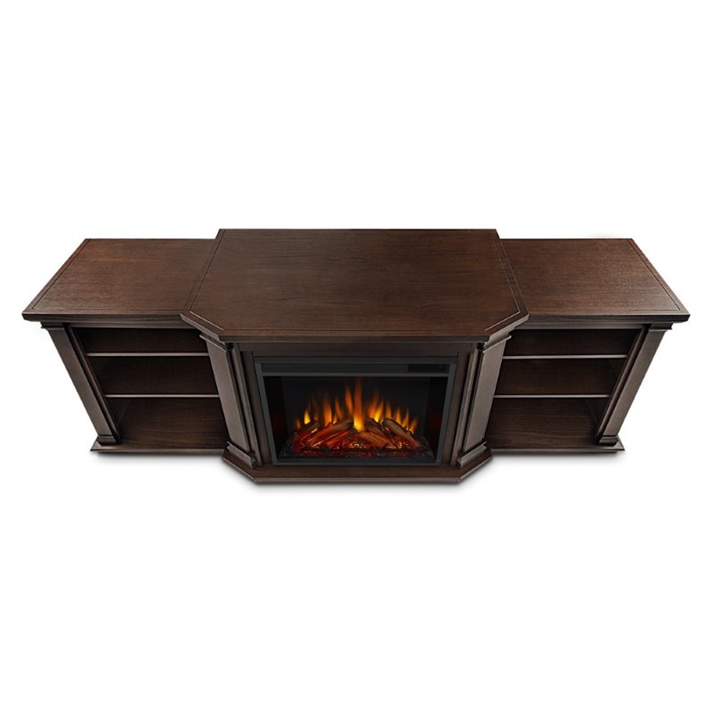 Bowery Hill Modern Wood Electric Fireplace for TVs up to 74