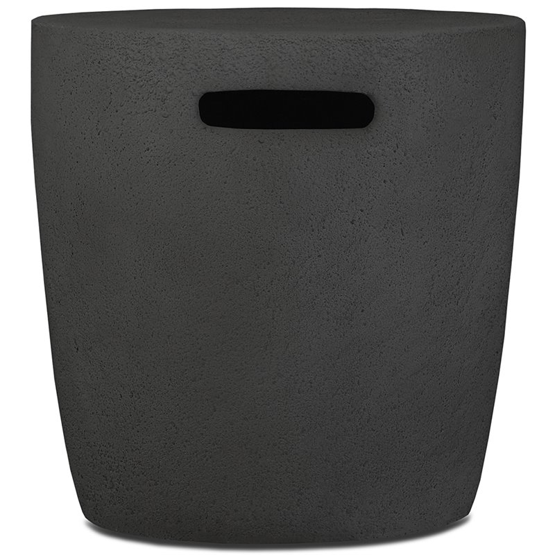 Bowery Hill Contemporary Propane Tank Cover in Slate Gray