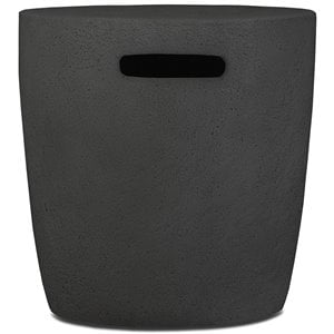 Bowery Hill Contemporary Propane Tank Cover in Slate Gray