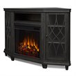 Bowery Hill Modern Wood Corner Fireplace TV Stand for TVs up to 56