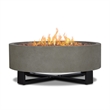 Bowery Hill Contemporary Propane Fire Bowl for Outdoors in Glacier Gray