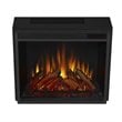 Bowery Hill Contemporary Solid Wood Electric Fireplace in White