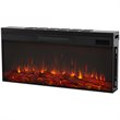 Bowery Hill Contemporary Electric Fireplace Entertainment Center in White