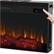 Bowery Hill Contemporary Electric Fireplace Entertainment Center in White