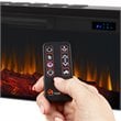 Bowery Hill Contemporary Electric Fireplace Entertainment Center in White