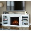 Bowery Hill Traditional Wood Electric Fireplace for TVs up to 72