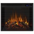 Bowery Hill Traditional Electric Steel Firebox in Black