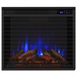 Bowery Hill Traditional Electric Steel Firebox in Black