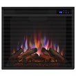 Bowery Hill Traditional Electric Steel Firebox in Black