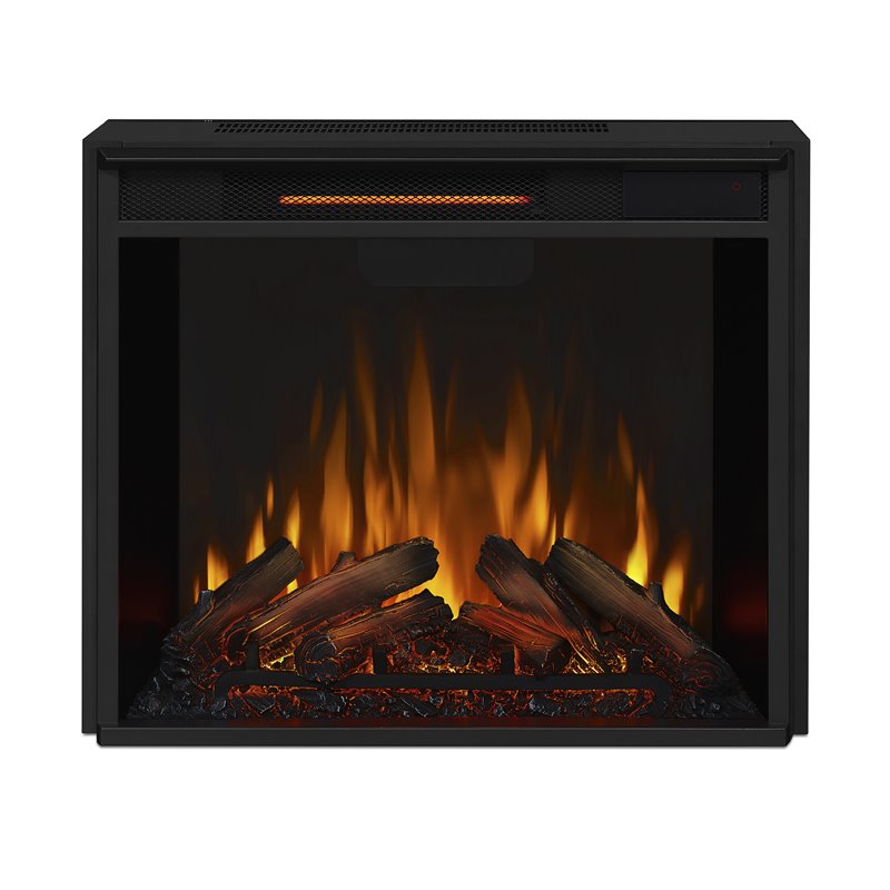 Bowery Hill Traditional Electric Steel Firebox in Black