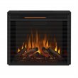 Bowery Hill Traditional Electric Steel Firebox in Black